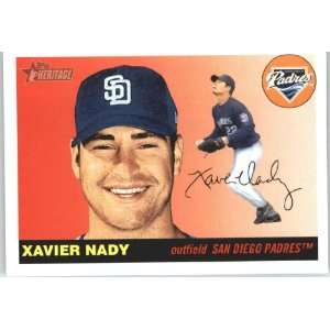  2004 Topps Heritage #165 Xavier Nady   San Diego Padres 