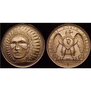  2010 U.n.a. Amero Pure Copper Satin Finish Indian Chief 