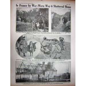   WW1 1916 Soldiers Night Attack Belgian WW1 Dogs France