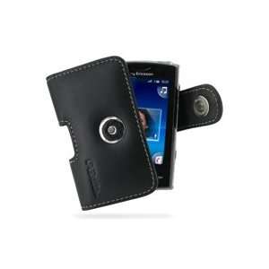   for Sony Ericsson Xperia X10 mini Pro   Horizontal PouchType (Black
