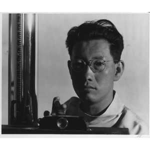   Yonemetsu,i.e.,Yonemitsu x ray technician / photograph by Ansel Adams