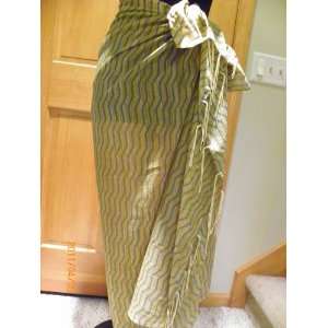   Full Ankle Length Swimming Bathing Suit Wrap Cover 