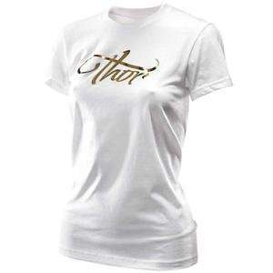  Thor Motocross Womens Luna T Shirt   Medium/White 