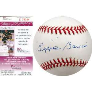  Buzzy Bavasi Autographed Baseball (James Spence 