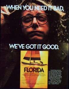 1983 Florida Vacation Vanity Fair Magazine Print Ad  