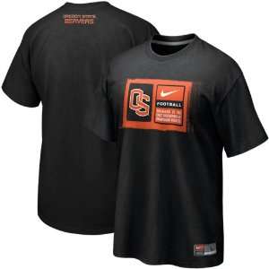  Nike Oregon State Beavers 2011 Team Issue T shirt   Black 