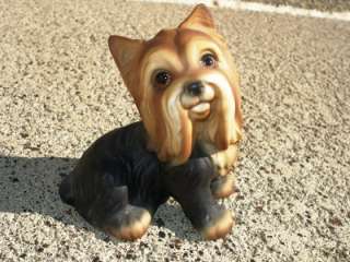   of Global Art Vintage Japen Yorkshire Terrier Yorkie Figurine w Label
