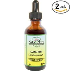   Health & Herbs Remedies Lomatium, 1 Ounce Bottle (Pack of 2) Health