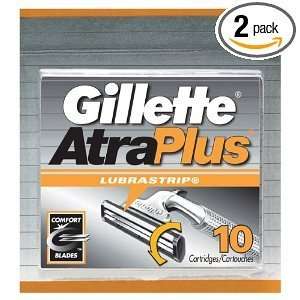  Gillette Atraplus Cartridges with Lubrastrip Health 