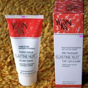 YONKA Elastine Nuit Night Cream Creme 1.7 oz 50 ML NEW  