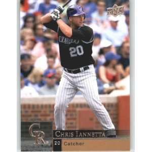  2009 Upper Deck #621 Chris Iannetta   Rockies (Baseball 