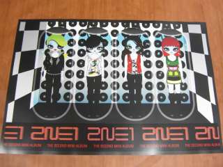 2NE1 2nd Mini Album CD +Unfold POSTER YG CARD $2.99Ship  