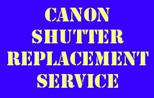 CANON EOS 1D MARK IV SHUTTER UNIT REPLACEMENT SERVICE  