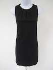 ITW BY CLAUDE BROWN Black Sleeveless Ruffle Trim Tunic Dress Sz 2