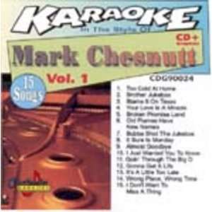  Chartbuster Artist CDG CB90024   Mark Chesnutt Musical 