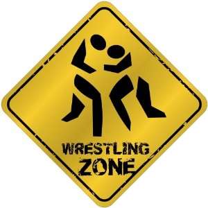  New  Wrestling Zone  Crossing Sign Sports