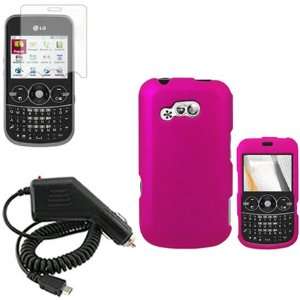  iFase Brand LG 900G Combo Rubber Rose Pink Protective Case 