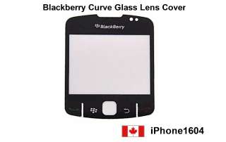 New BlackBerry BB Curve 8520 8530 LCD Screen Glass Lens Cover   Black 