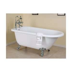 Randolph Morris Acrylic White Clawfoot Tub RMA60RT7WRBC 