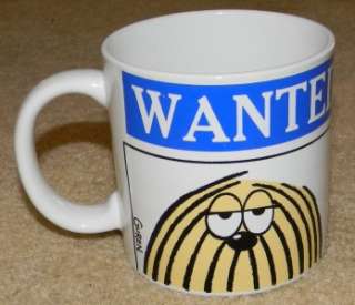 1979 Dakin Guren ASK SHAGG Wanted Ceramic Mug Cup NEW  