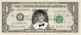 Justin Bieber Dollar Bill v2 Celebrity Novelty Collectible Money Mint 