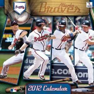  Atlanta Braves 2012 Team Wall Calendar