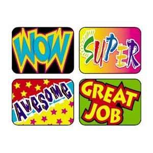  Wow Words Applause STICKERS® Toys & Games