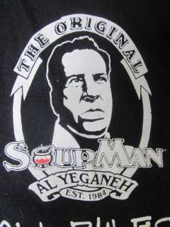 SEINFELD SOUP NAZI t shirt S al yeganeh new york  