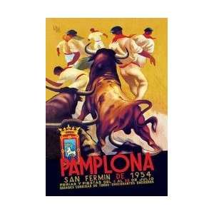  Pamplona San Fermin 20x30 poster