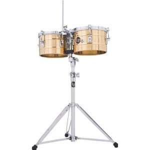  Lp Bronze Timbalitos With Stand Musical Instruments