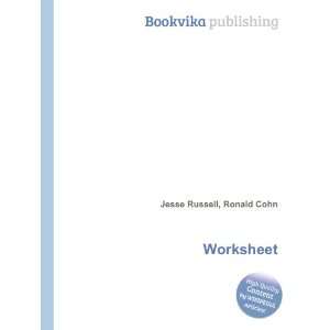  Worksheet Ronald Cohn Jesse Russell Books