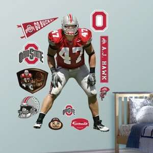 AJ Hawk Ohio State Buckeyes Fathead NIB