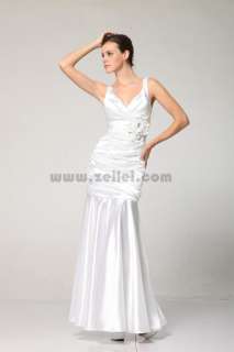 5098 Satin Bridemaid Homecoming PAGEANT FORMAL PROM DRESS  