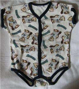 CUTE & COMFY Boys Seattle MARINERS Teddy Bear Romper~6m  