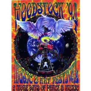 Woodstock Festival 94   Cling On Decal   Sticker