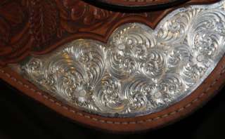 Beautiful 17 Genuine Billy Cook Show Saddle   Bling, Bling Comes 