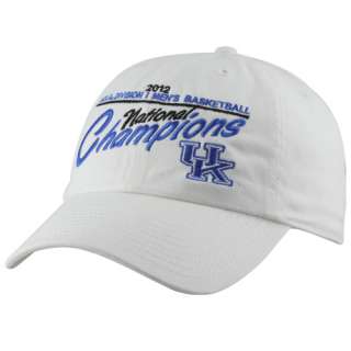 Kentucky Wildcats 2012 NCAA Mens Basketball National Champions Hats 