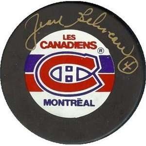 Jean Beliveau Autographed/Hand Signed Hockey Puck (Montreal Canadiens)