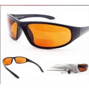  Bifocal Sunglasses 1.50 Black Frame and Z87.1 Blue Blocker 