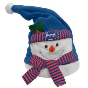  8 MLB Atlanta Braves Animated Musical Christmas Snowman 