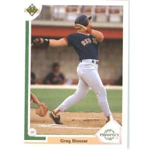 1991 Upper Deck # 70 Greg Blosser Boston Red Sox / MLB 