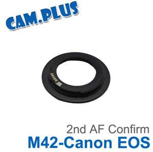   AF Confirm M42 Lens Mount To Canon Rebel T3i T2i XS XTi T1i Adapter