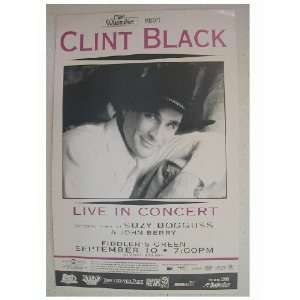  Clint Black Handbill Denver Poster Suzy Bogguss 