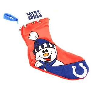 Indianapolis Colts Snowman Stocking