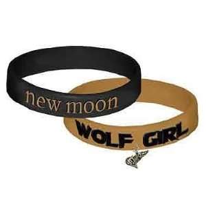  Twilight New Moon Wolf Girl Rubber Bracelet 2 Pack Toys 