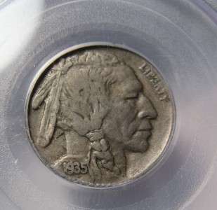 1935 Buffalo Nickel Doubled Die Reverse DDR PCGS VF25 *Scarce*  