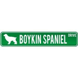 New  Boykin Spaniel Drive  Street Sign Dog 