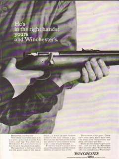 1961 Winchester .22 Rifle Vintage Gun Print Ad  