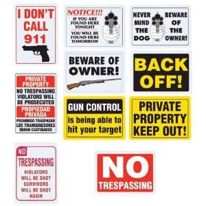  Best Quality 10 Pack Sign Set By Diamond Plate&trade 10pc 