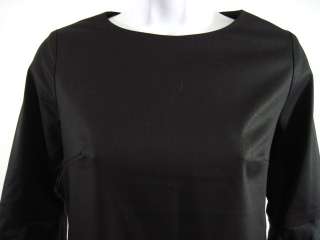 PREMISE Black Bubble Hem 3/4 Sleeve Dress Size 4  